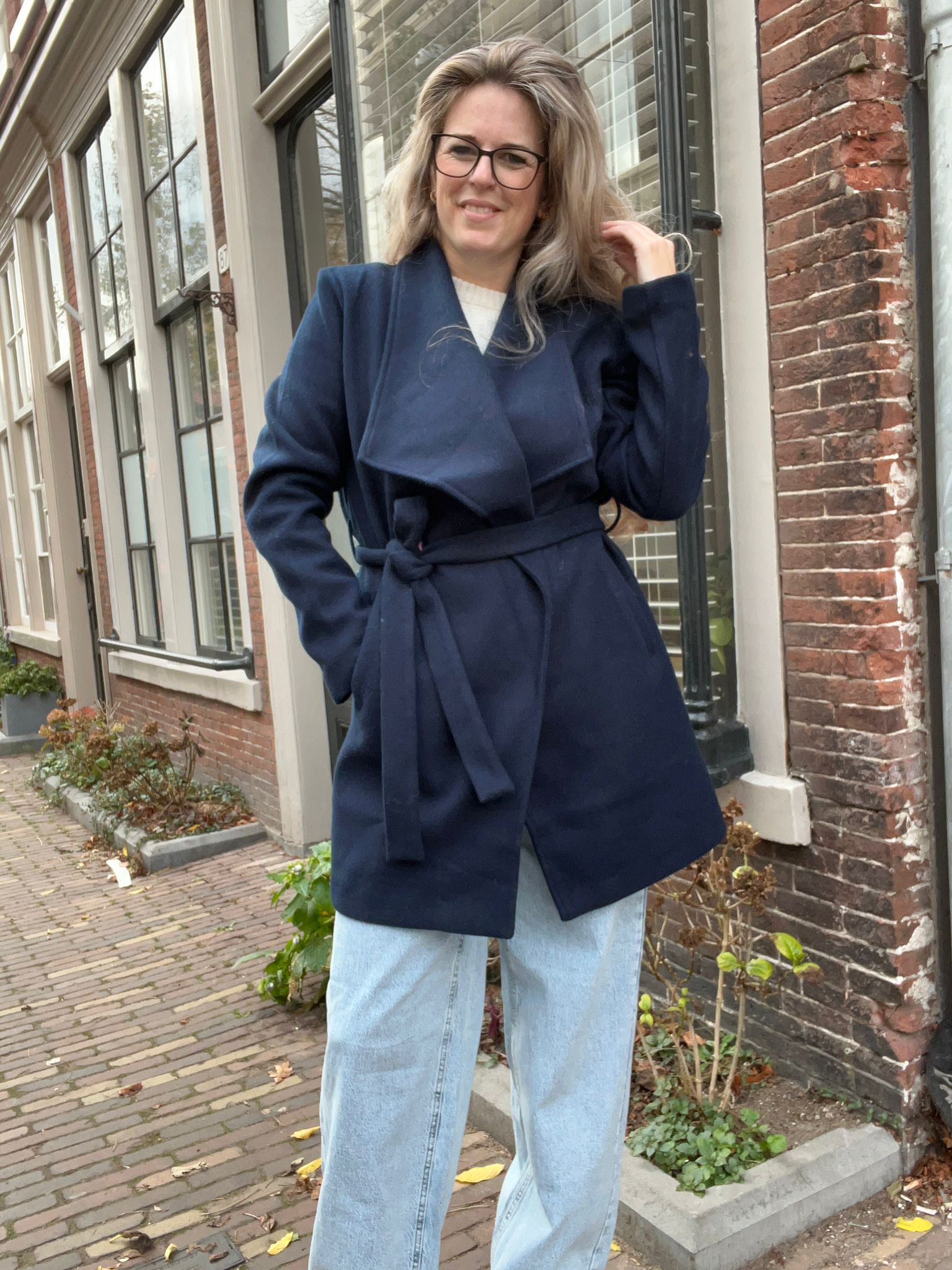 VICOOLEY Coat - Navy Blazer